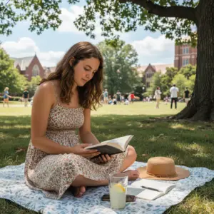 person reading